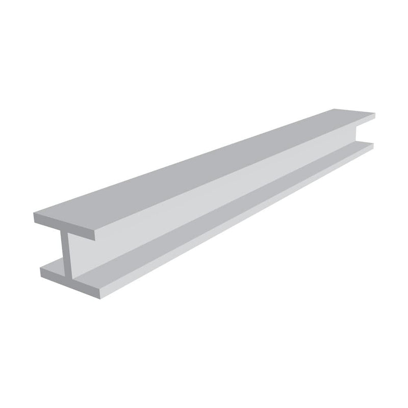 1 in Continual Run - Aluminium Wallboard Profile