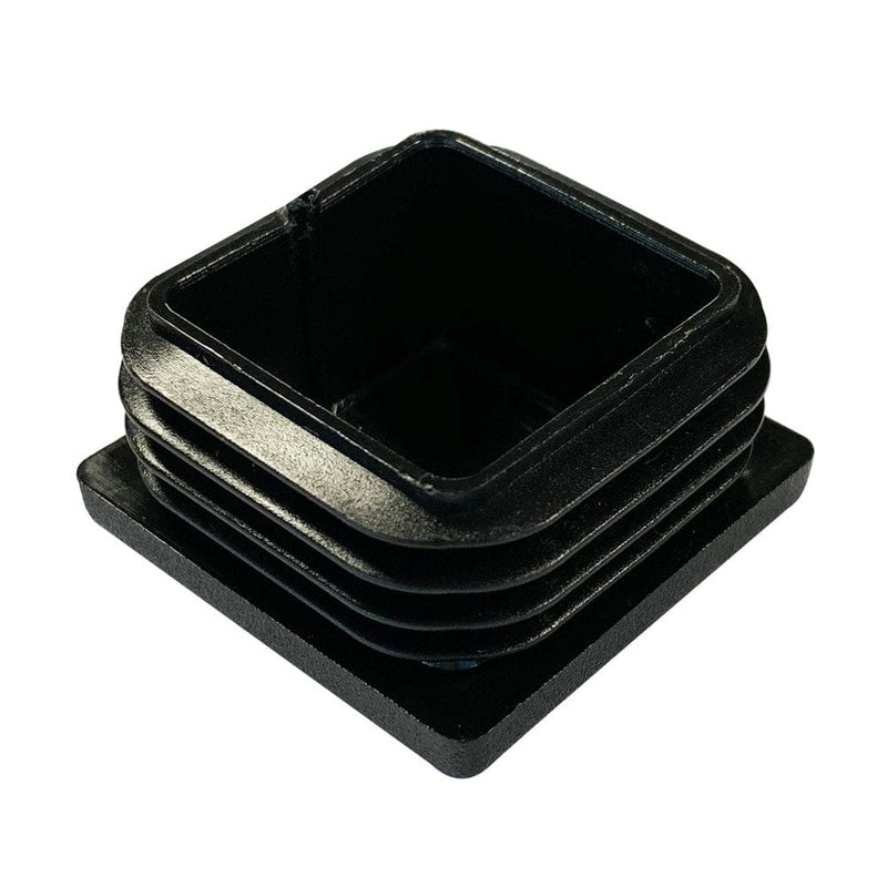 Square Tube End Cap 38 mm - Thick wall bottom
